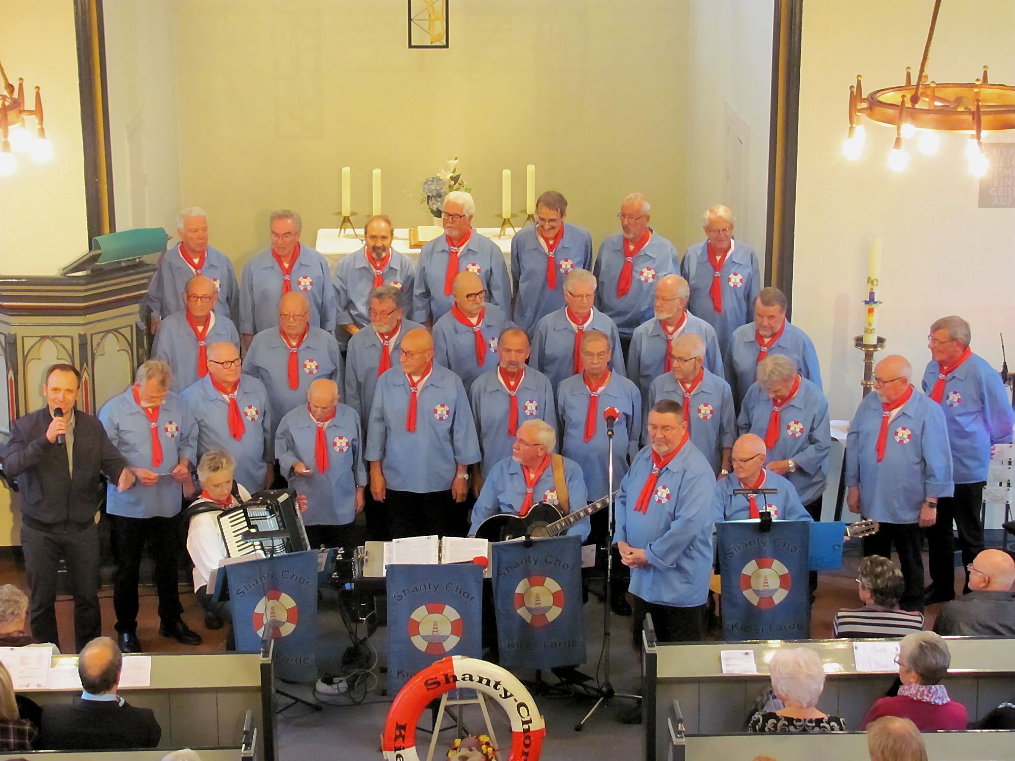 Shanty-Chor Kieler Förde, Begrüßung durch Jan Bastick